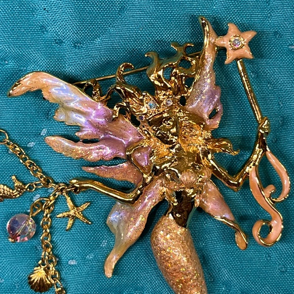 Kirk’s Folly Sea Fairy Brooch - Vintage - Picture 4 of 8